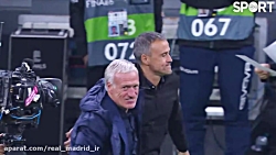 خوشحالی بنزما و امباپه و ناراح...