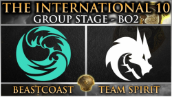 مسابقات جهانی The International 10 | مرحله گروهی Team Spirit - Beastcoast