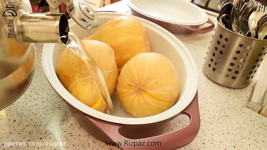 دلمه کدو حلوایی به سبک ریزپز