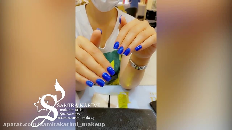 نمونه کار کاشت ناخن