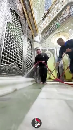 حرم امام حسین (ع) پس از دو ماه شست وشو شد