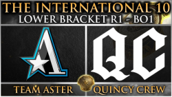 مسابقات جهانی The International 10 | لوربراکت Quincy Crew - Team Aster