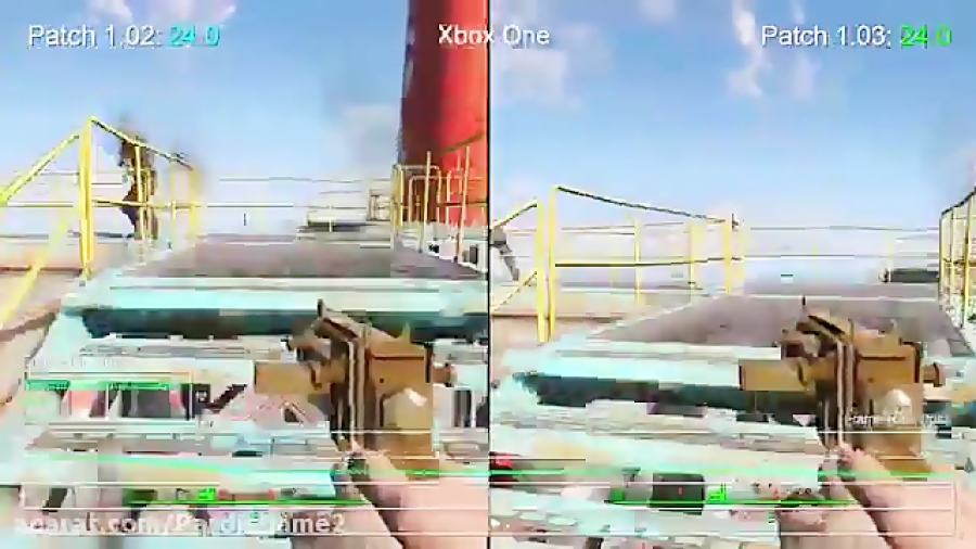 مقایسه بین Xbox One و PS4 در پچ جدید بازی Fallout 4
