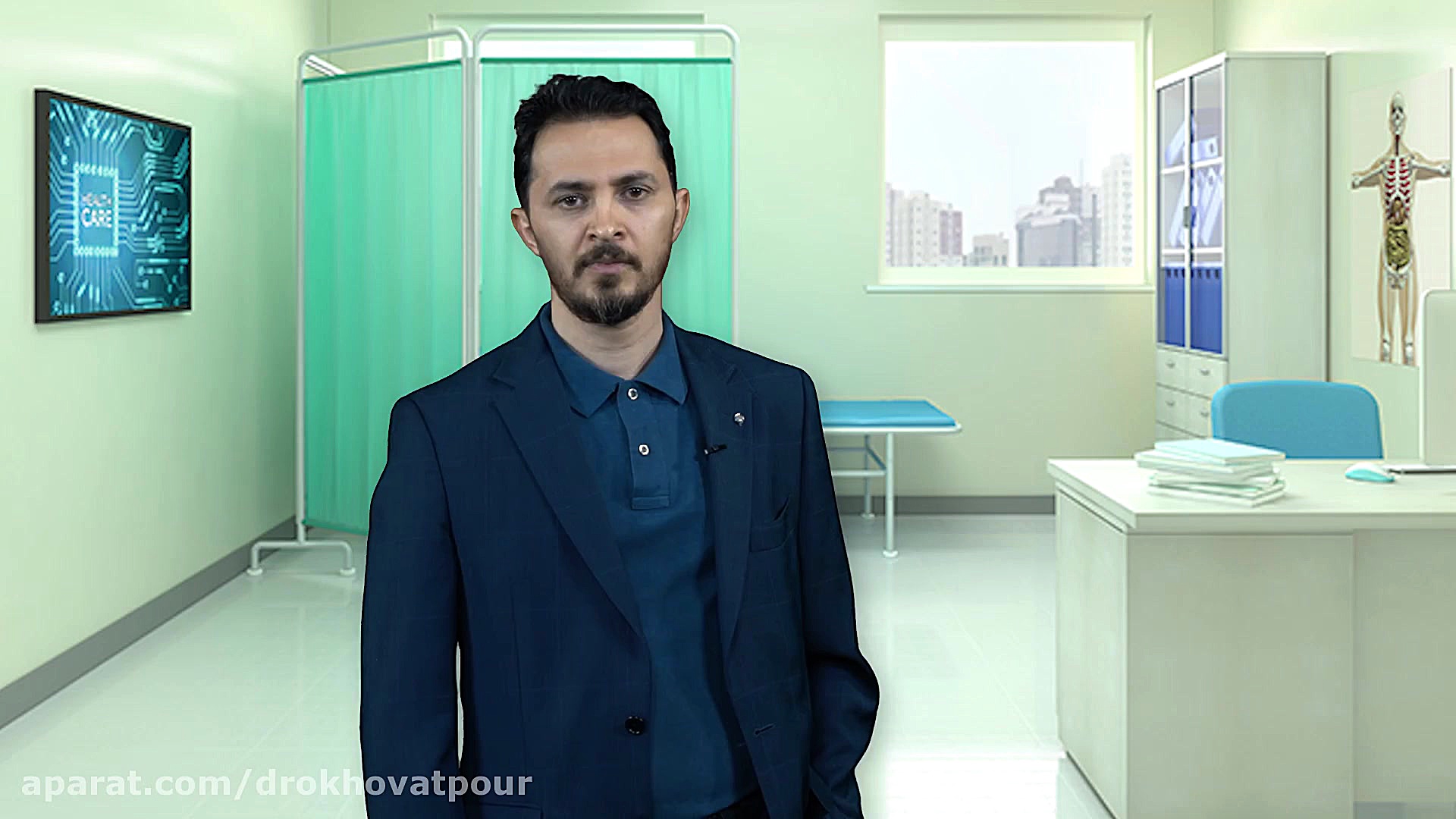 باز کردن گچ دست دکتر محمدعلی اخوت پور