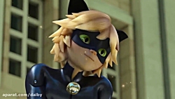 دختر کفشدوزکی و گربه سیاه دوبل...