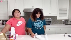 مری و ایزی چالش آب نبات لانه ز...