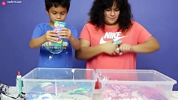 مری و ایزی چالش ساخت اسلایم  ت...