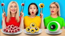 چالش غذایی خنده دار و باحال ....