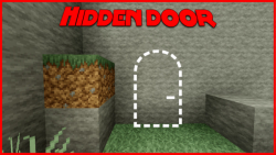 آموزش ساختن در مخفی در ماینکرافت | Learn how to make a secret door in Minecraft