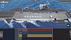 گیم پلی بازی Carrier Deck . شبیه ساز ناو هواپیما بر