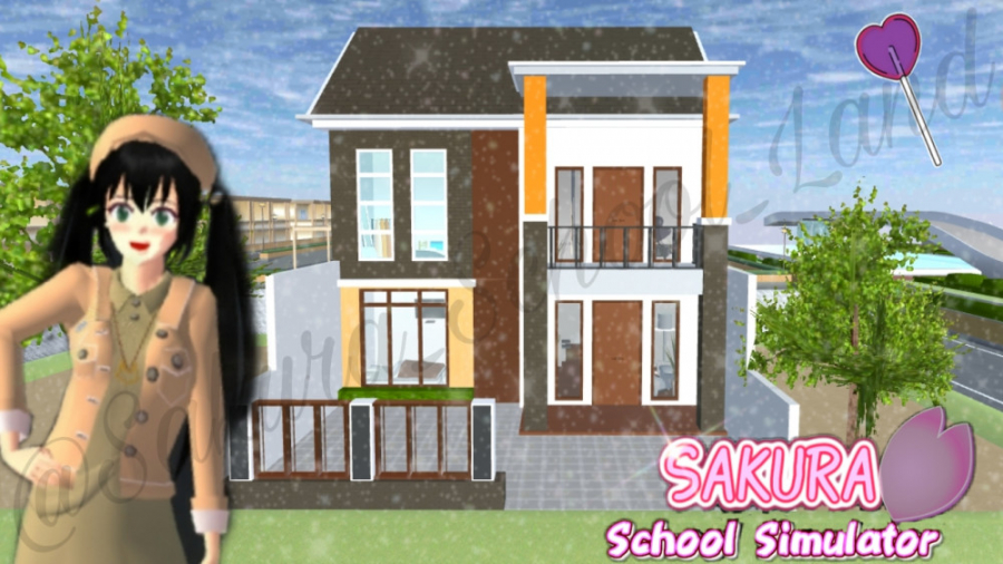 کد خانه ی لوکس و لاکچری در Sakura School Simulator