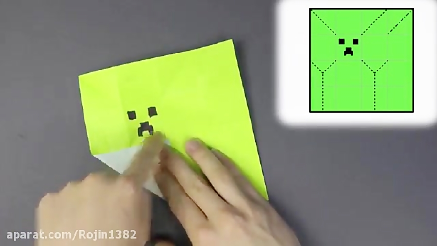 Minecraft Creeper Origami 5848