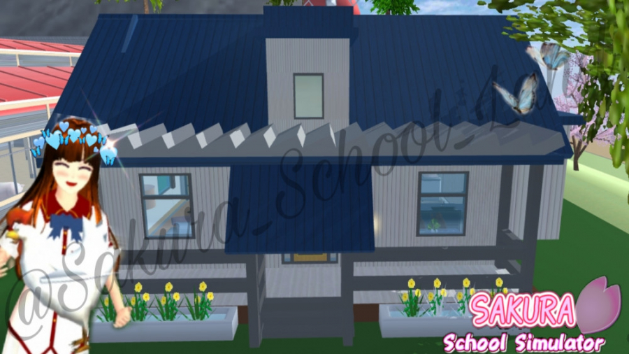 کد خانه ی مزرعه ای درSakura School Simulator