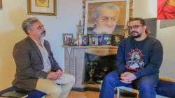 کافه خبر و گپ و گفت با امیرارسلان آرین مقدم، نقاش در گالری انتظامی کافه خبر و گپ و گفت با امیرارسلان آرین مقدم، نقاش در گالری انتظامی