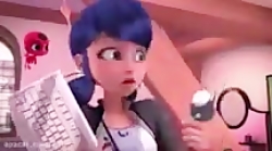 دختر کفشدوزکی وگربه ی سیاه دوب...