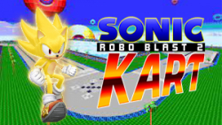 super sonic in sonic robo blast 2 kart