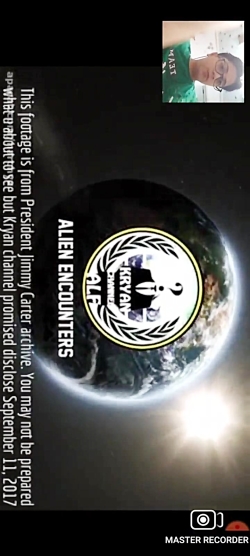 فیدیو ترسناک آدم فضایی