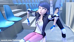 دختر کفشدوزکی و گربه سیاه دوبل...