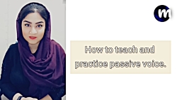 روش تدریس جملات مجهول (passive voice)