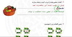 ویدیو حل کاربرگه درس سوم فارسی پنجم