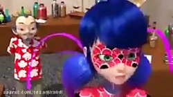 دختر کفشدوزکی و گربه سیاه دوبل...