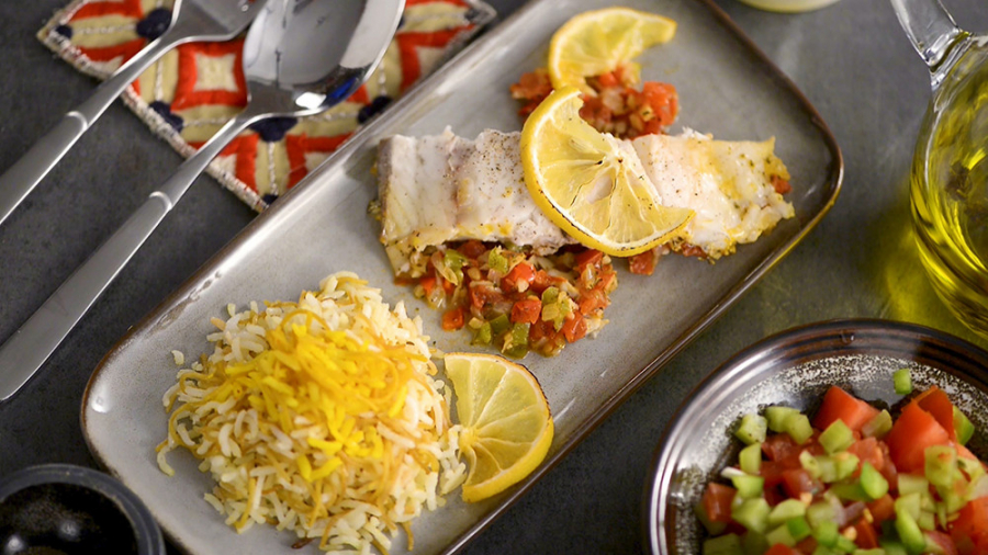 طرز تهیه ماهی سی بس به سبک ترکیه