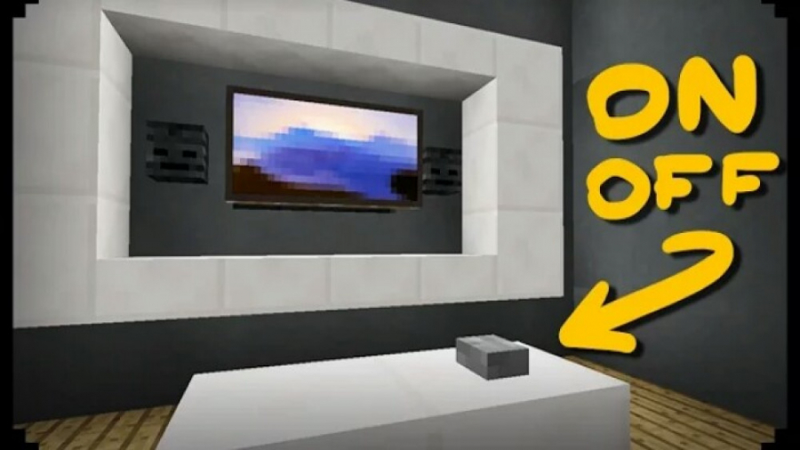 آموزش ساخت تلویزیونی که کار میکنه در ماینکرافت!! ماینکرافت ماین کرافت Minecraft