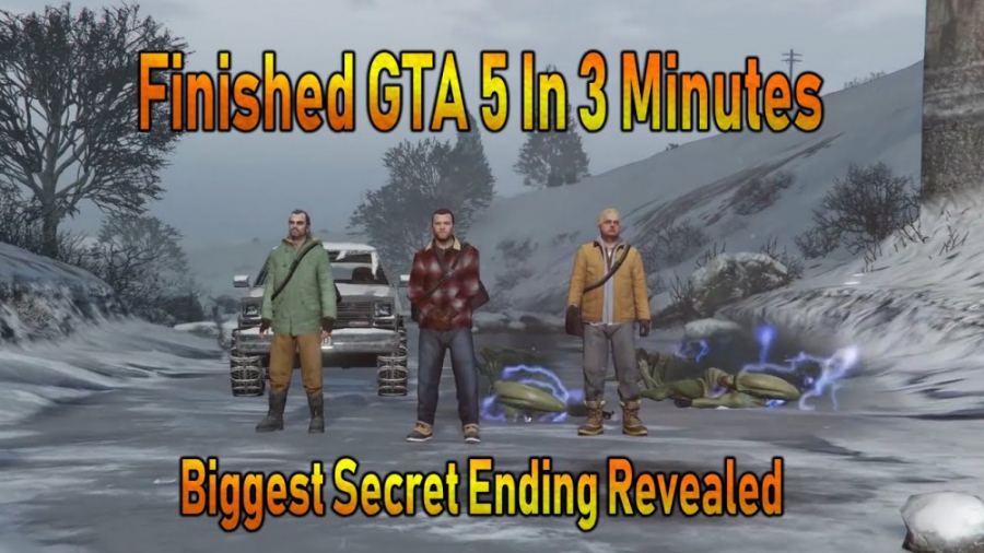 راز جدید GTA V . . . ( پایان مخفی gta v ) !!!!