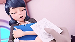 دختر کفشدوزکی و گربه سیاه دوبل...