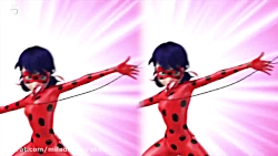 دختر کفشدوزکی و گربه سیاه دوبل...