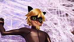 دختر کفشدوزکی و گربه سیاه دوبل...