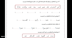 ویدیو حل کاربرگه درس سوم فارسی پنجم