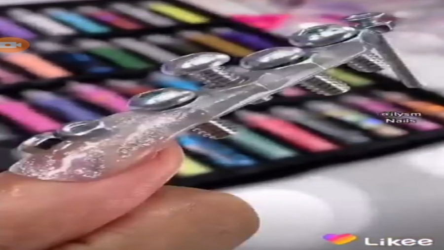 با پیچ ناخن درست کردددد