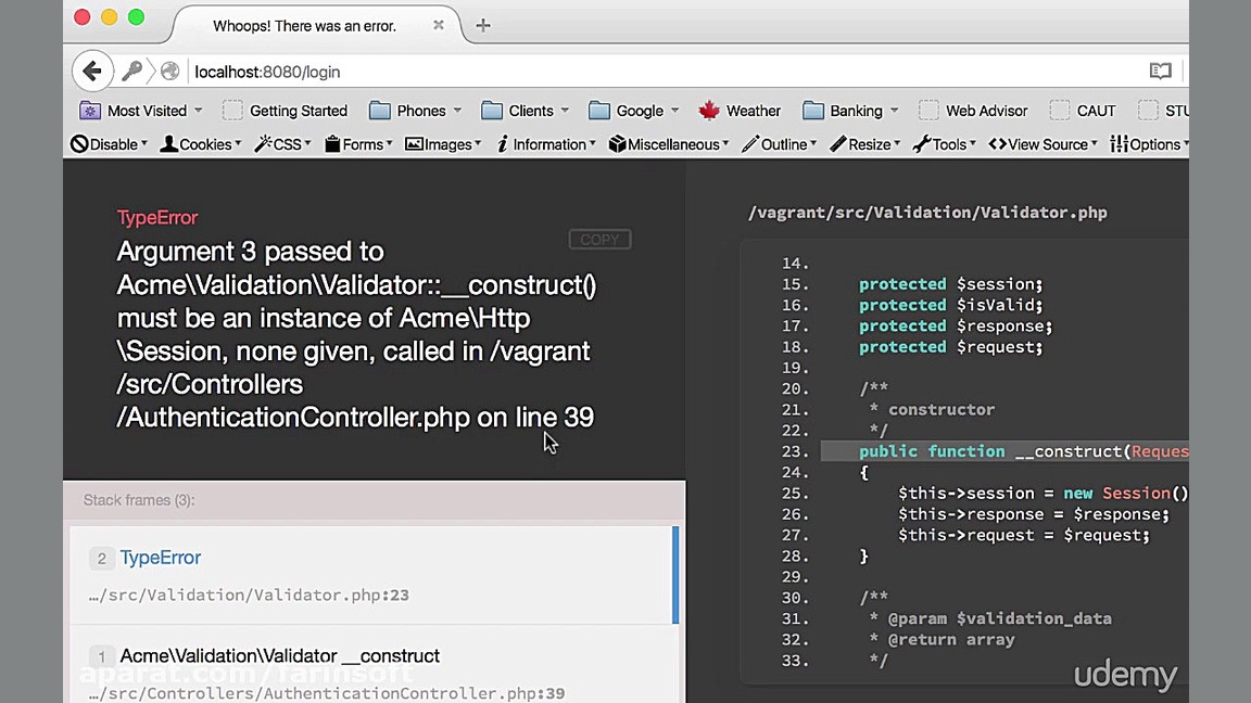 دانلود آموزش تست حرفه ای و آسان برنامه های PHP بوسیل... پله