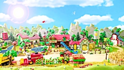 کارتون ماشین بازی کودکانه  ترا...