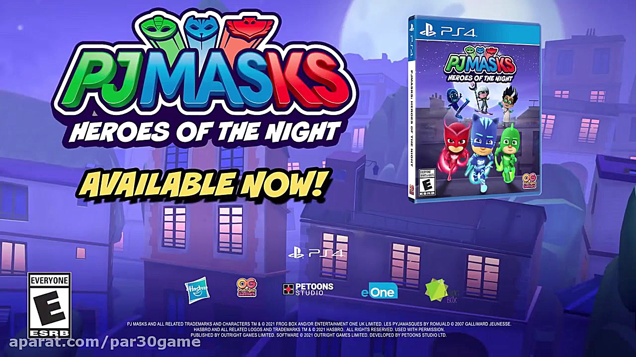 PJ Masks: Heroes Of The Night - پارسی گیم زمان89ثانیه