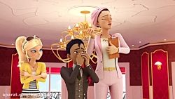 دختر کفشدوزکی و گربه سیاه دوبل...