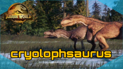 Jurassic world evolution 2 I cryolophsaurus trailer | دنیای ژوراسیک تکامل دو
