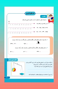 فصل دوم ریاضی سوم ابتدایی صفحه...
