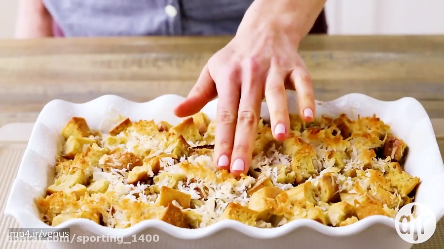 آموزش آشپزی طرز تهیه پودینگ نا...