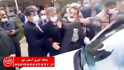 جنجال در سفر بهرام عین اللهی وزیربهداشت به دامغان