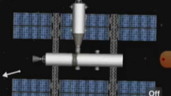 آموزش اتصال سفینه به ایستگاه فضایی در بازی space flight simulator