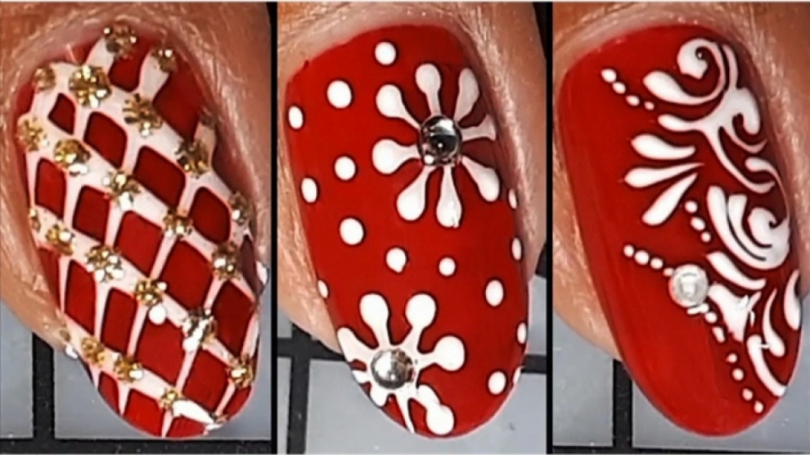 مجموعه طراحی های ناخن کریسمس | آموزش هنر ناخن