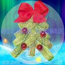 گیره طرح درخت کریسمس