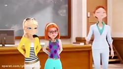 دختر کفدوزکی و گربه سیاه