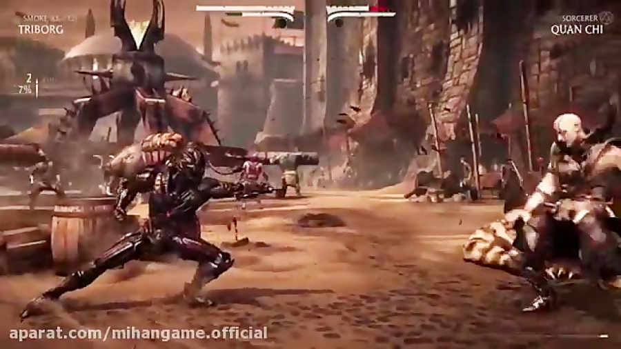 حرکات تمام کننده ی Triborg در بازی Mortal Kombat X