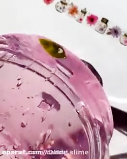 اسلام کیوت شفاف گل اسلایم کیوت...