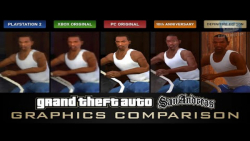 مقایسه گرافیک GTA SAN ANDREAS ریمستر با نسخه های قبلی