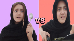 طنز آشپزی من و مامانم  طنز