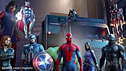 اولین نگاه به اسپایدرمن در بازی Avengers